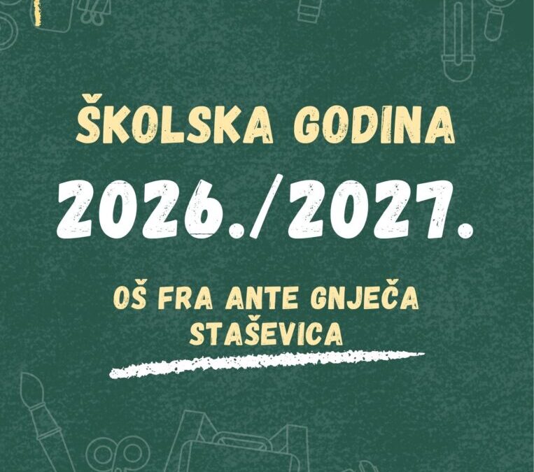Obavijest o početku nastave