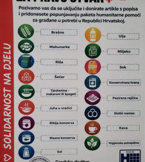 Humanitarna akcija – Solidarnost na djelu